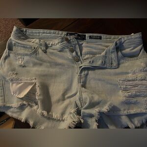 SIZE 15 Hollister Blue Jean Shorts